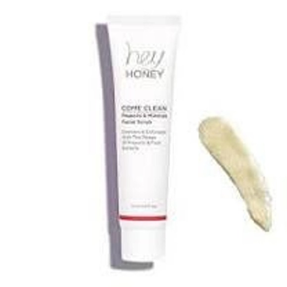 hey Honey Come Clean Propolis & Mineral Facial Scrub Exfoliator Clean Skincare - Picture 2 of 6